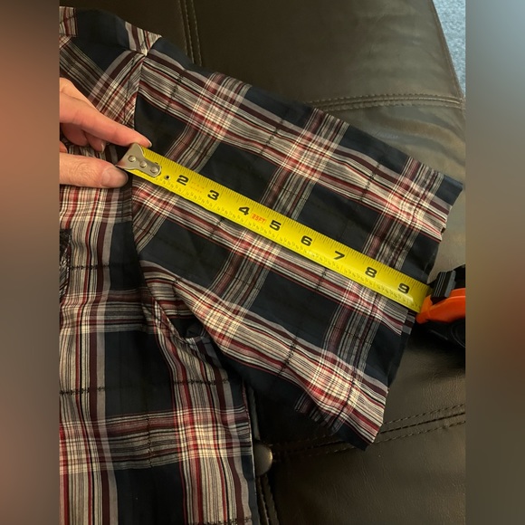 Men’s Coastal short sleeve button down plaid shirt in size xl. - Picture 9 of 10